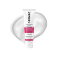 DermNest Dermac creamy foaming cleanser tube with cream swatch