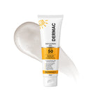 DermNest Dermac SPF 50 sunscreen gel tube, 30 g